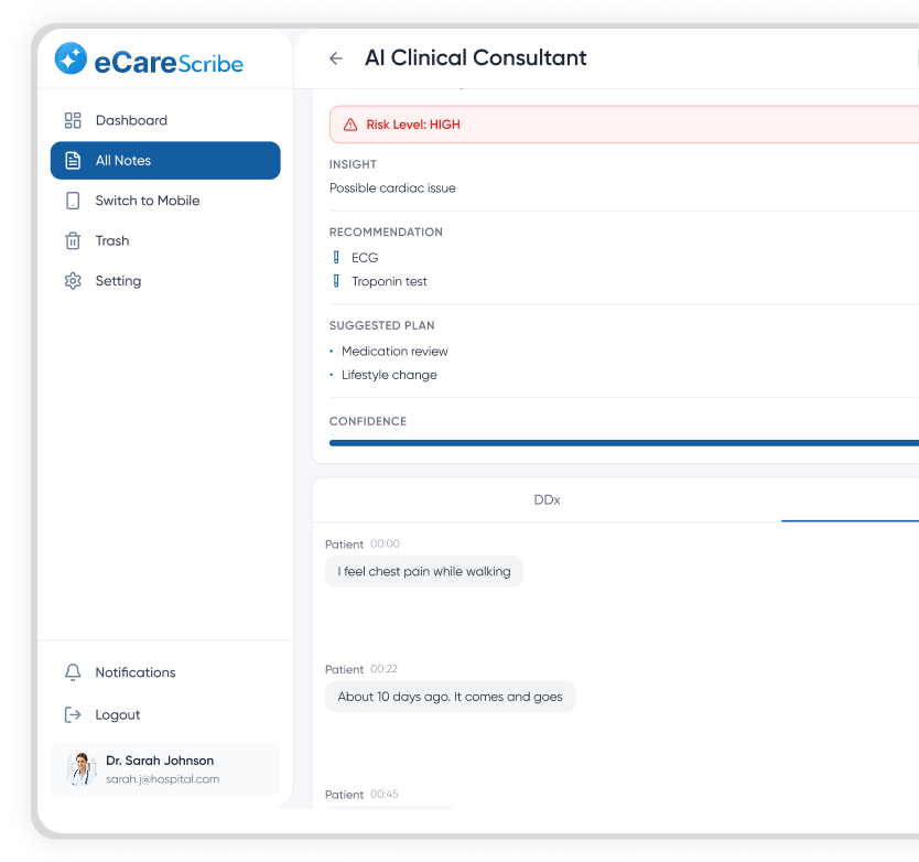 ai consultant hero image eCareScribe