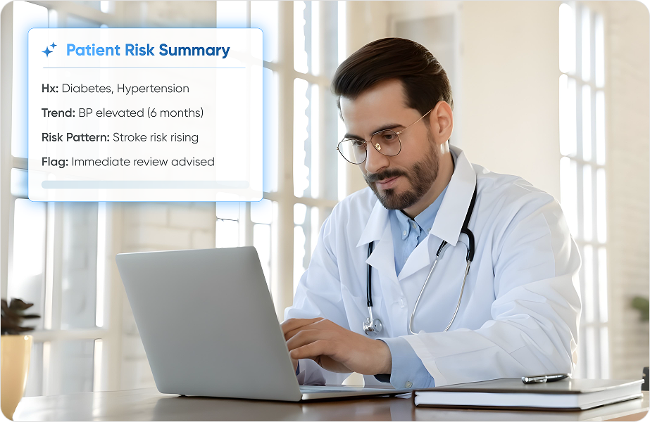 Patient History Analysis & Risk Identification doctor image