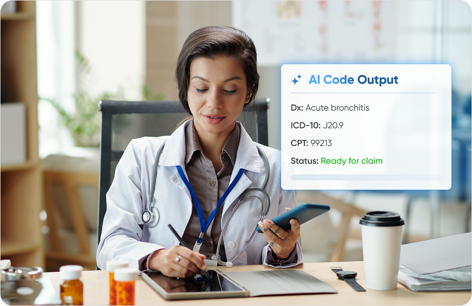 Automated ICD-10 & CPT Code Generation image