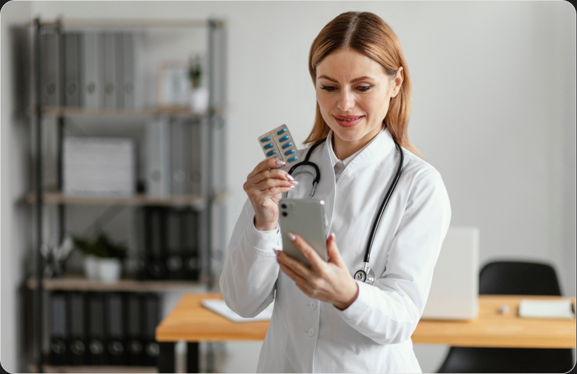 doctor use Mobile Transcriber in your pocket image