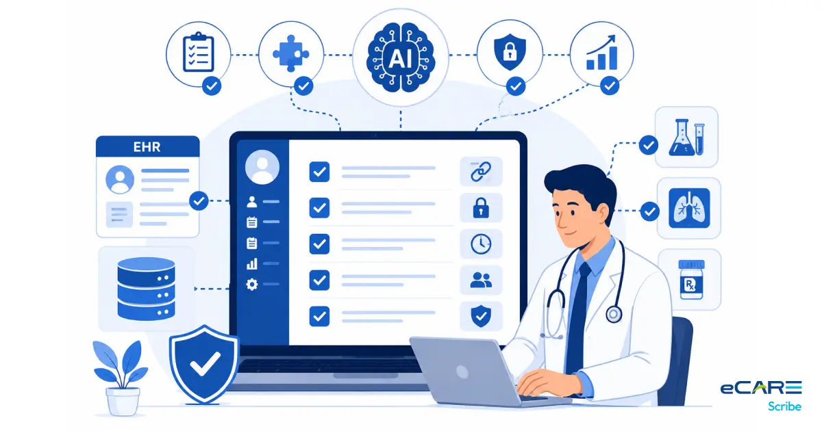 EHR Integration Checklist for AI Scribe Buyers