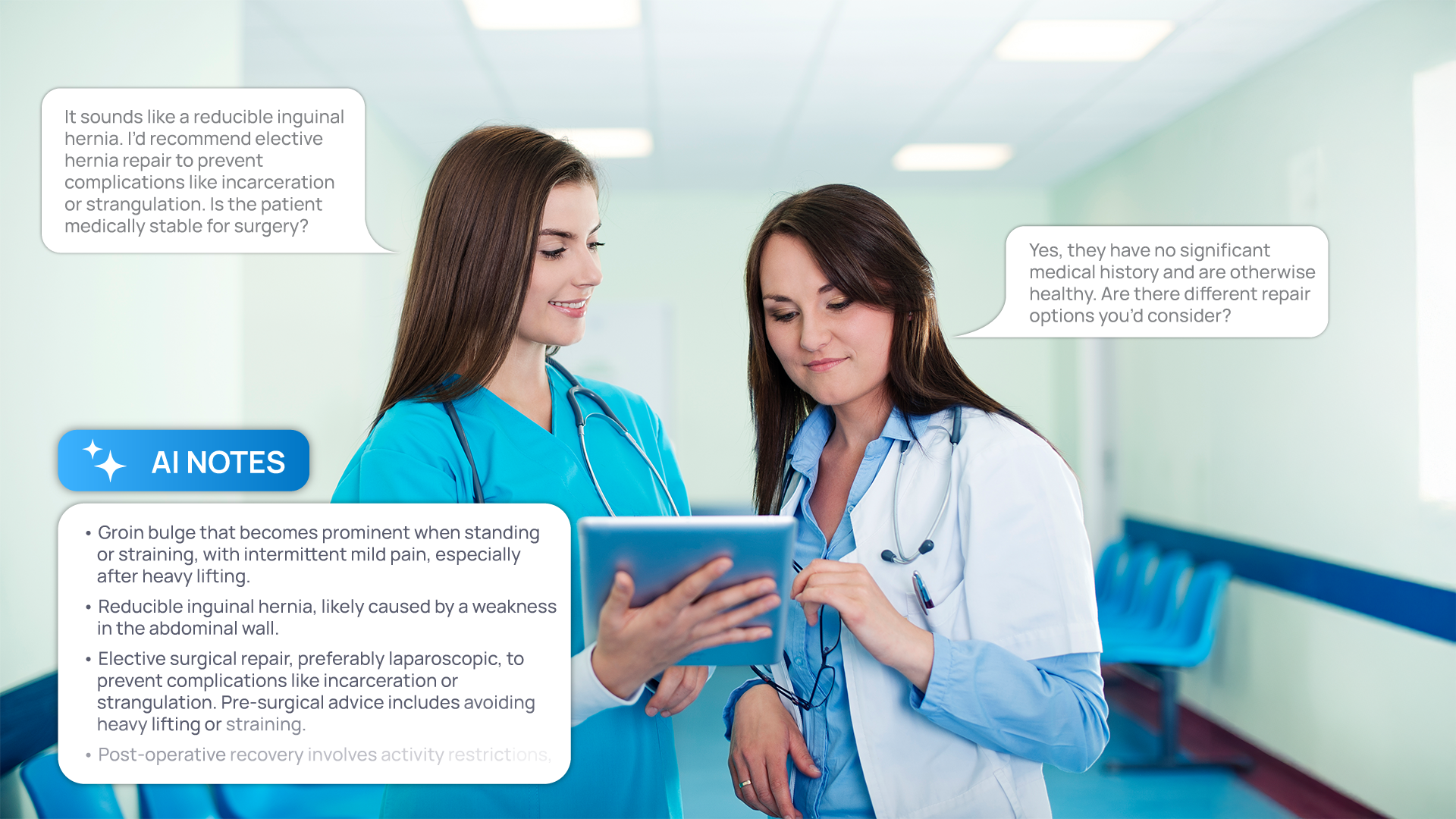 Enhancing Documentation Efficiency and Surgical Workflow with AI Notetaker case study image